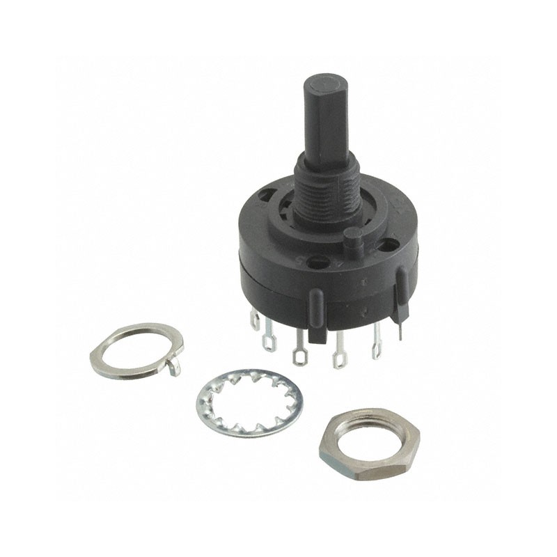 1 pcs : A40305RNZQ - SWITCH ROTARY 3POS 2.5A 125V