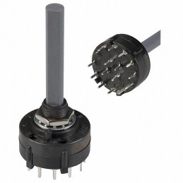 1 pcs : A40315RNCQ - SWITCH ROTARY 3POS 2.5A 125V