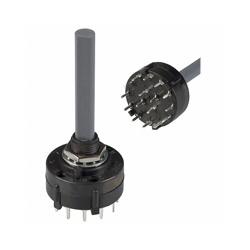 1 pcs : A40315RNCQ - SWITCH ROTARY 3POS 2.5A 125V