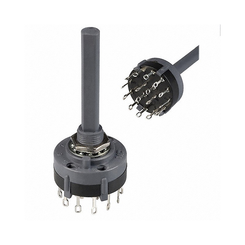 1 pcs : A40315RNZQ - SWITCH ROTARY 3POS 2.5A 125V