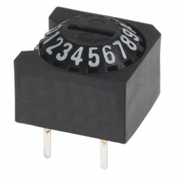1 pcs : A6A-16C - SW ROTARY DIP HEX COMP 0.1A 28V