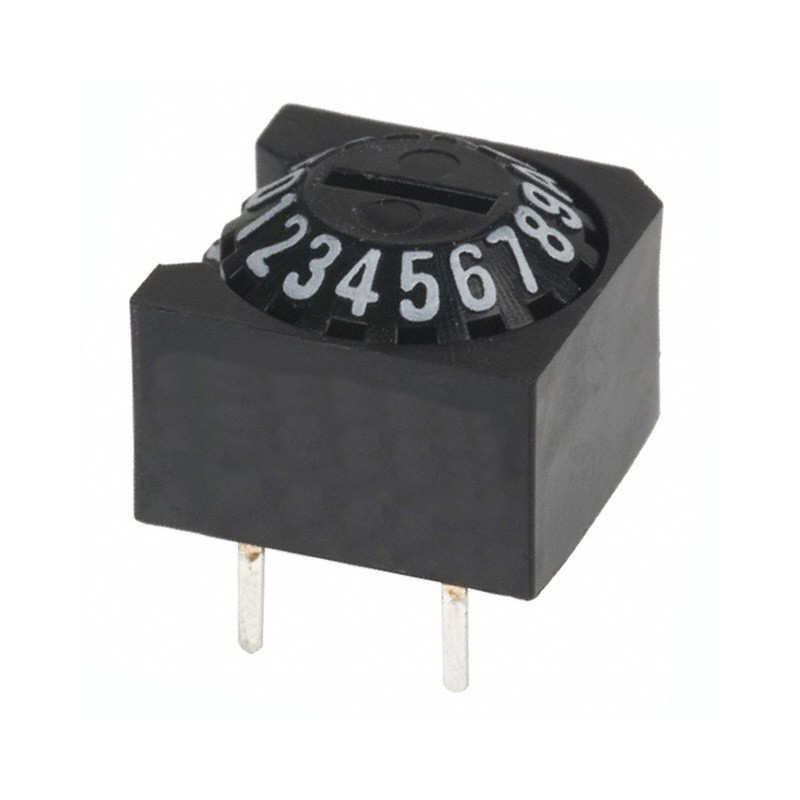 1 pcs : A6A-16C - SW ROTARY DIP HEX COMP 0.1A 28V