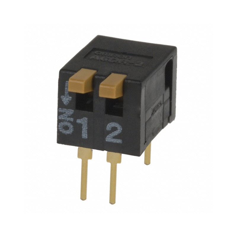 1 pcs : A6DR-2100 - SWITCH PIANO DIP SPST 0.03A 30V