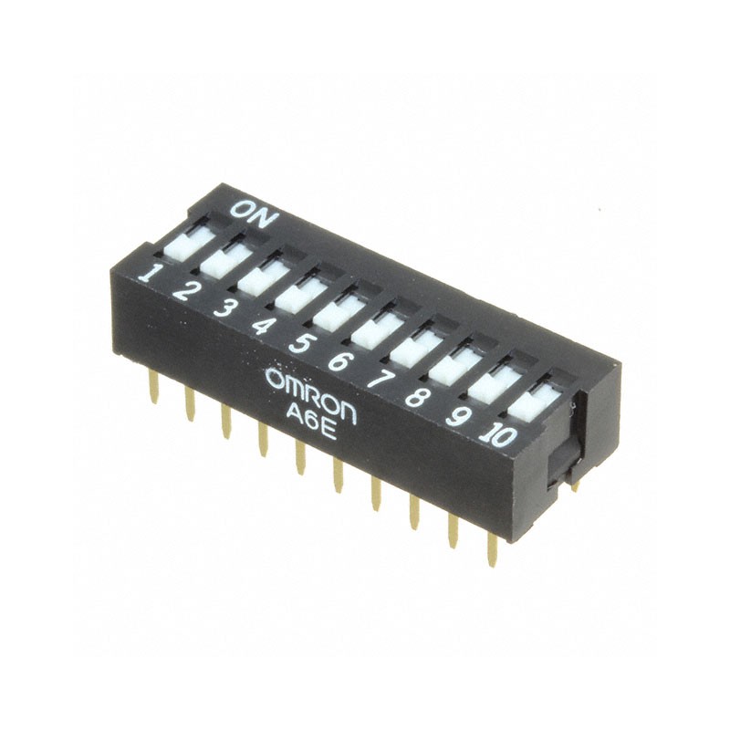1 pcs : A6E-0101-N - SWITCH SLIDE DIP SPST 0.025A 24V