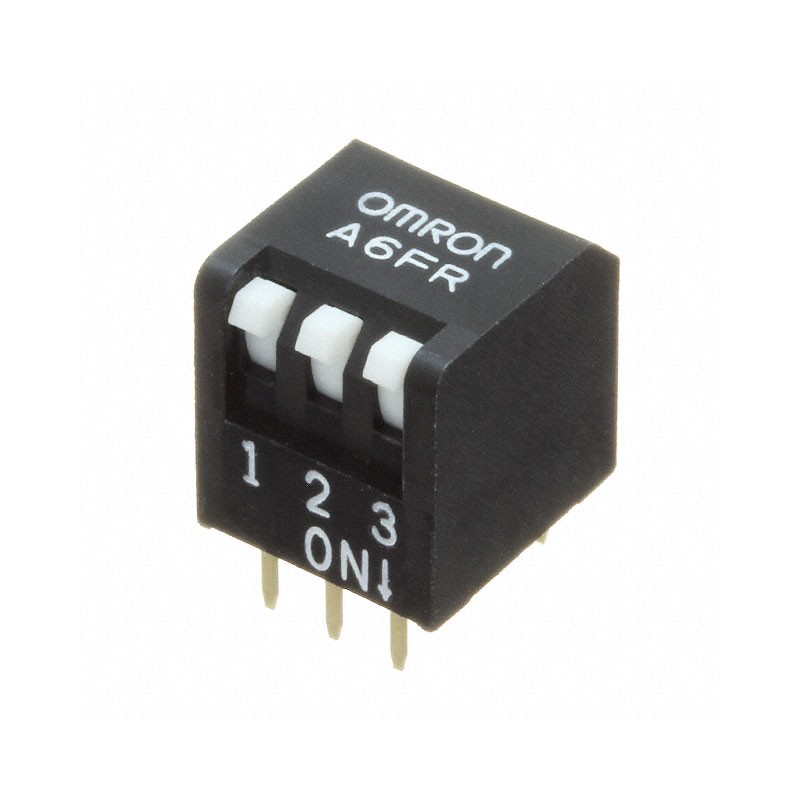 1 pcs : A6FR-3101 - SWITCH PIANO DIP SPST 0.025A 24V
