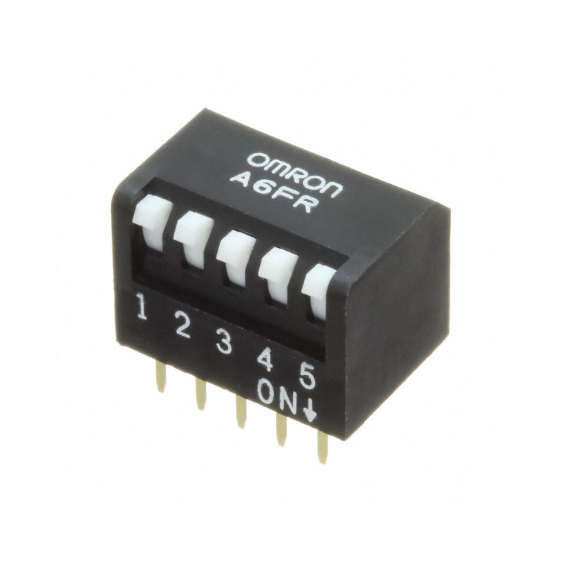 1 pcs : A6FR-5101 - SWITCH PIANO DIP SPST 0.025A 24V