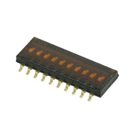 1 pcs : A6H-0102(VNM) - SWITCH SLIDE DIP SPST 0.025A 24V
