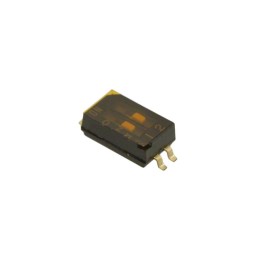 1 pcs : A6H-2102(VNM) - SWITCH SLIDE DIP SPST 0.025A 24V