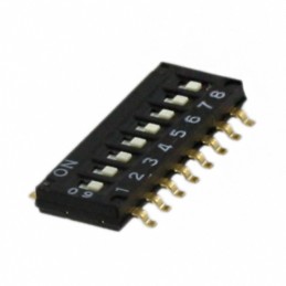 1 pcs : A6H-8102(VNM) - SWITCH SLIDE DIP SPST 0.025A 24V