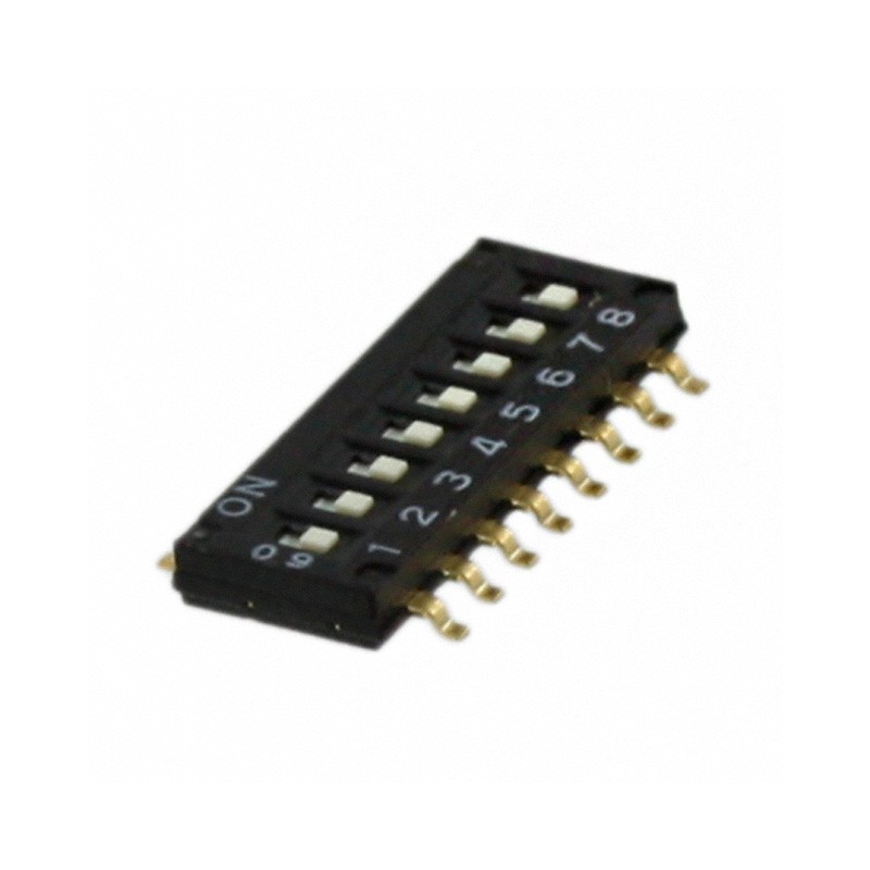 1 pcs : A6H-8102(VNM) - SWITCH SLIDE DIP SPST 0.025A 24V