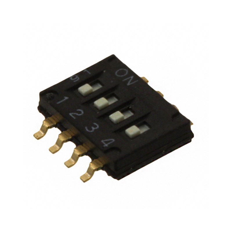 1 pcs : A6HF-2102-PM - SWITCH SLIDE DIP SPST 0.025A 24V