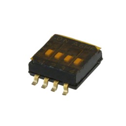 1 pcs : A6HF-4102 - SWITCH SLIDE DIP SPST 0.025A 24V
