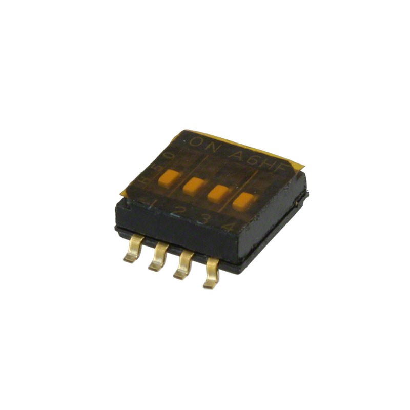 1 pcs : A6HF-4102 - SWITCH SLIDE DIP SPST 0.025A 24V