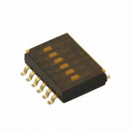 1 pcs : A6HF-6102 - SWITCH SLIDE DIP SPST 0.025A 24V