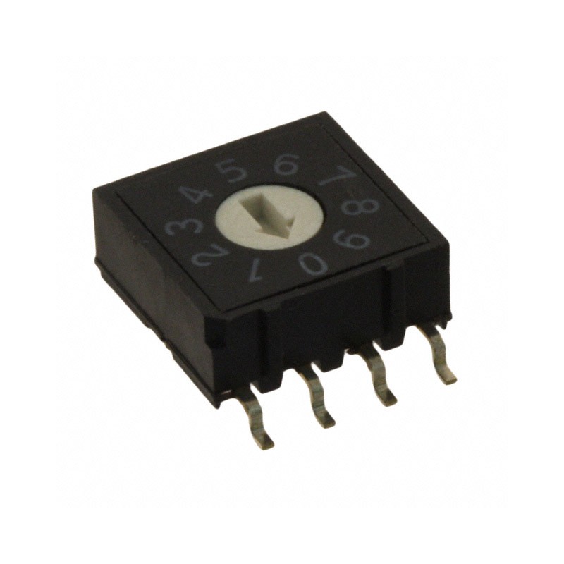 1 pcs : A6RS-101RF-P - SWITCH ROTARY DIP BCD 0.025A 24V