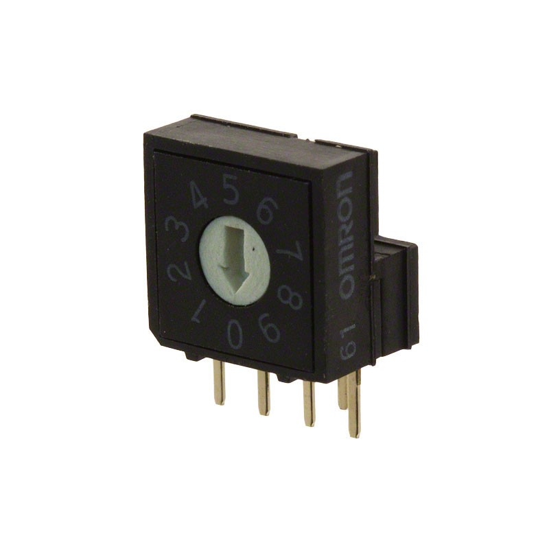 1 pcs : A6RV-101RF - SWITCH ROTARY DIP BCD 0.025A 24V