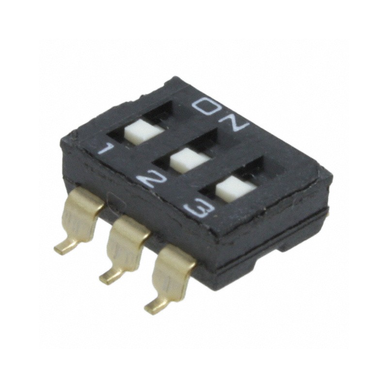 1 pcs : A6S-3104-H(VNM) - SWITCH SLIDE DIP SPST 0.025A 24V