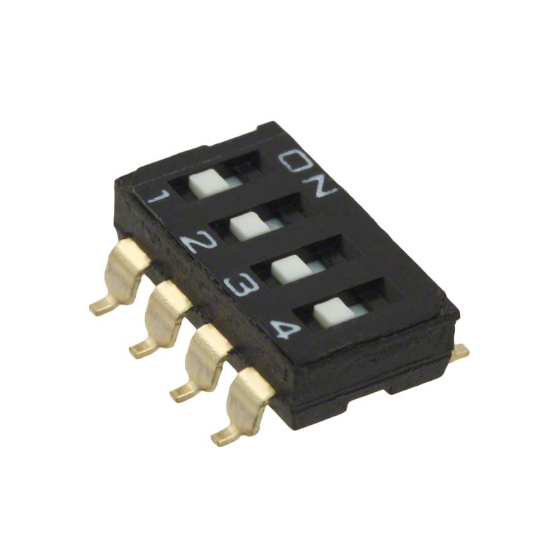 1 pcs : A6S-4101-H(VNM) - SWITCH SLIDE DIP SPST 0.025A 24V