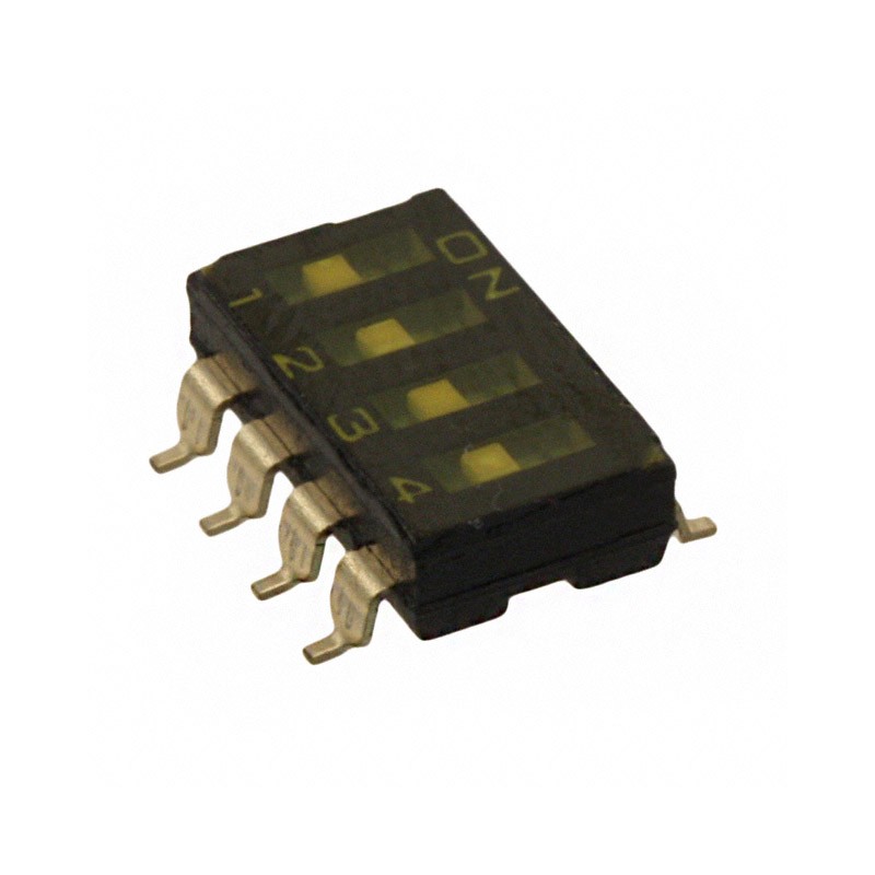 1 pcs : A6S-4102-H(VNM) - SWITCH SLIDE DIP SPST 0.025A 24V