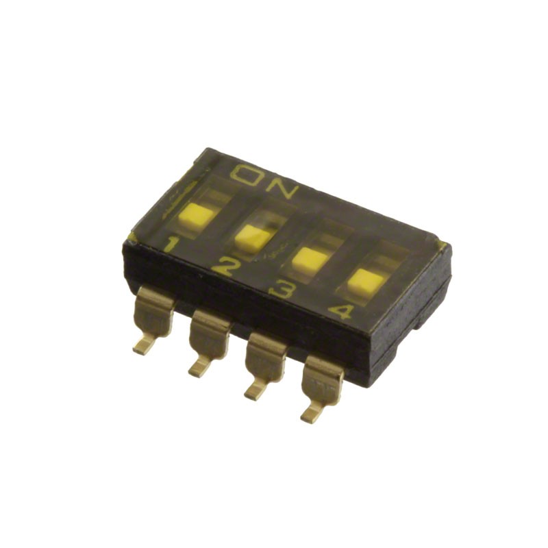 1 pcs : A6S-4102-PH(VNM) - SWITCH SLIDE DIP SPST 0.025A 24V