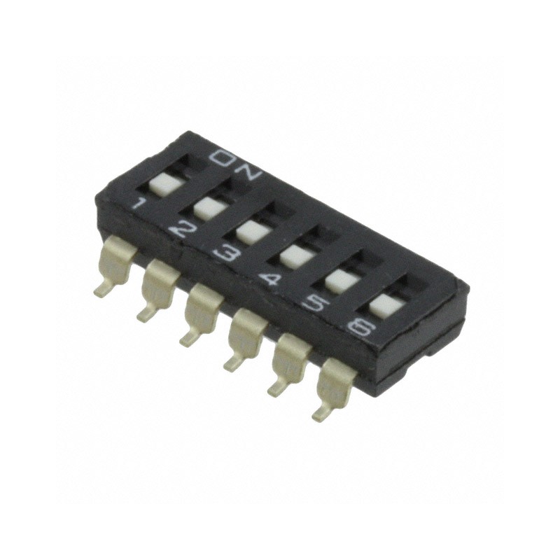 1 pcs : A6S-6101-H(VNM) - SWITCH SLIDE DIP SPST 0.025A 24V