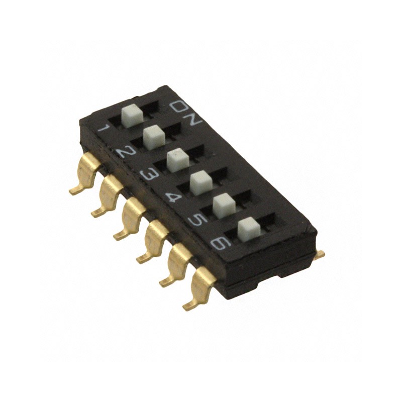 1 pcs : A6S6104PH(VNM) - SWITCH SLIDE DIP SPST 0.025A 24V