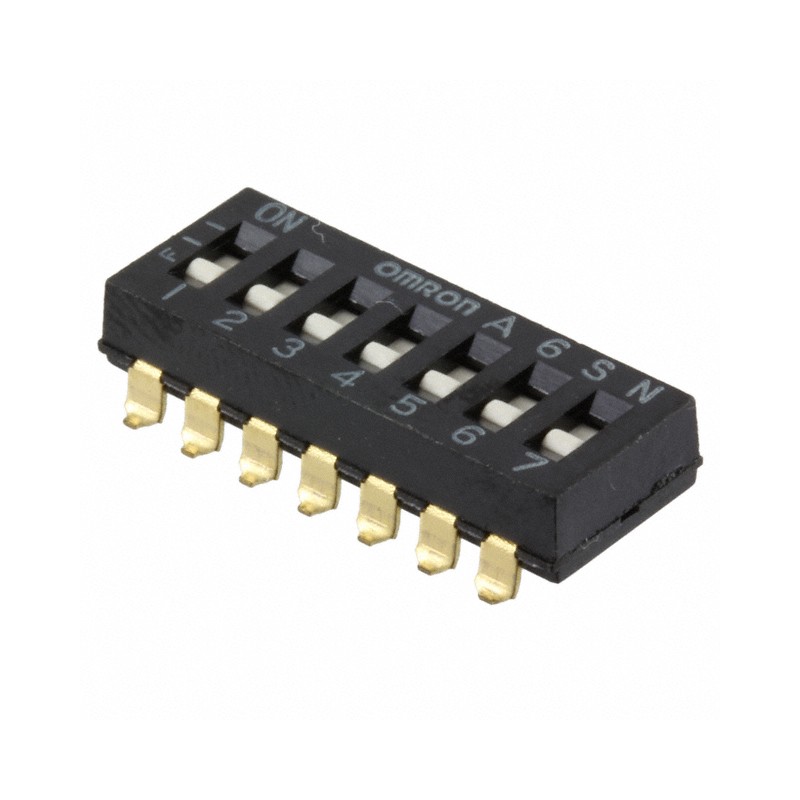1 pcs : A6SN-7101 - SWITCH SLIDE DIP SPST 0.025A 24V