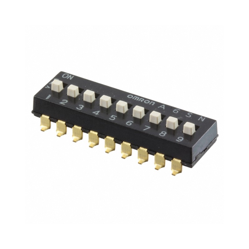 1 pcs : A6SN-9104 - SWITCH SLIDE DIP SPST 0.025A 24V