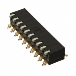 1 pcs : A6SR-0104-P - SWITCH PIANO DIP SPST 0.025A 24V