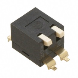 1 pcs : A6SR-2104 - SWITCH PIANO DIP SPST 0.025A 24V