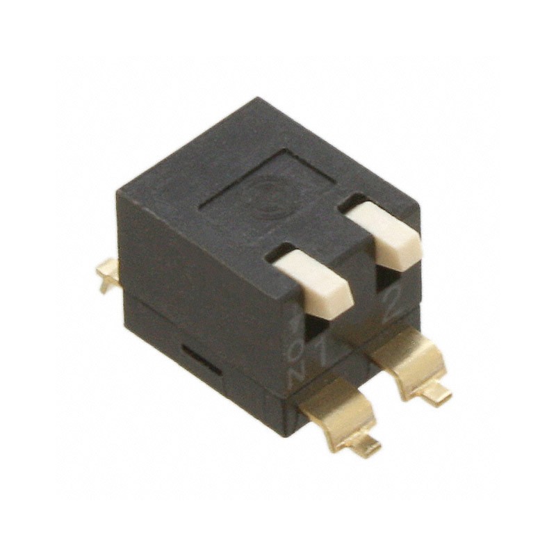 1 pcs : A6SR-2104-P - SWITCH PIANO DIP SPST 0.025A 24V