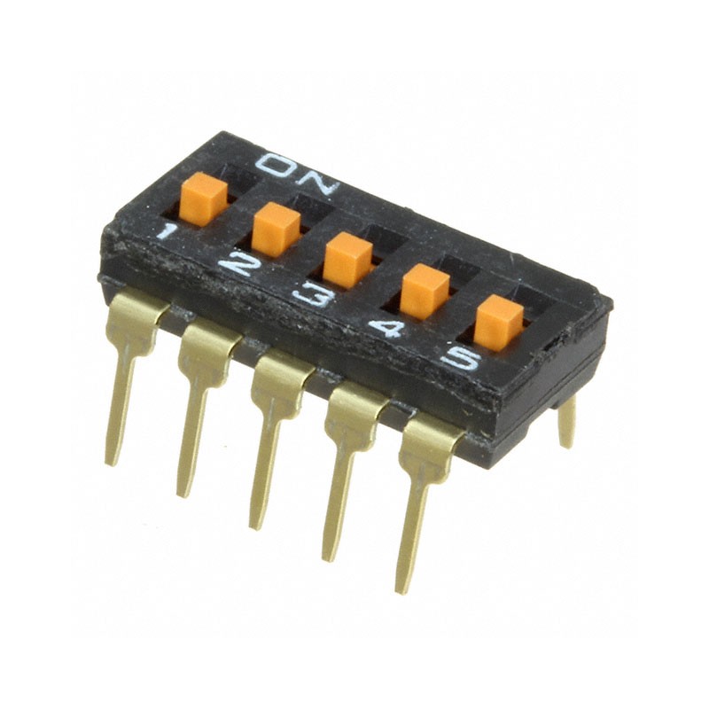 1 pcs : A6T 5104(VNM) - SWITCH SLIDE DIP SPST 0.025A 24V