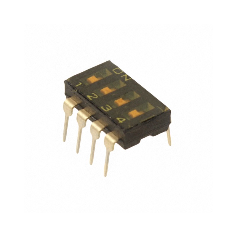 1 pcs : A6T-4101(VNM) - SWITCH SLIDE DIP SPST 0.025A 24V