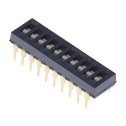 1 pcs : A6TN-0101 - SWITCH SLIDE DIP SPST 0.025A 24V