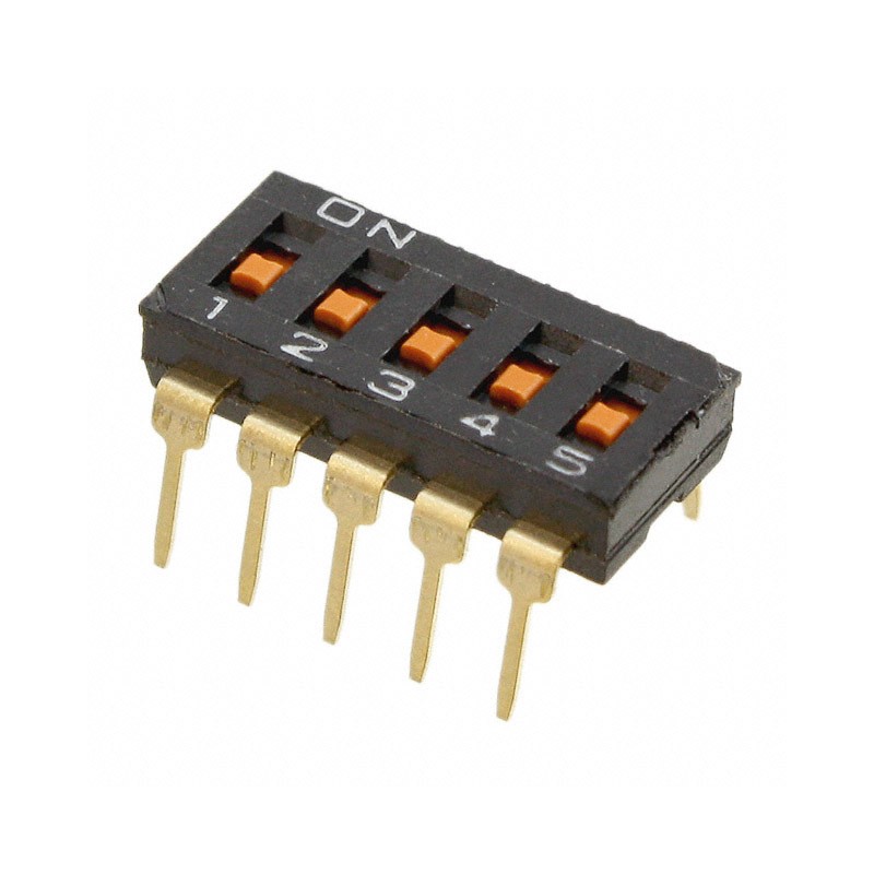 1 pcs : A6TN-5101 - SWITCH SLIDE DIP SPST 0.025A 24V
