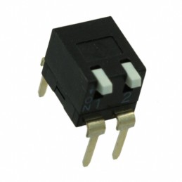 1 pcs : A6TR-2104 - SWITCH PIANO DIP SPST 0.025A 24V