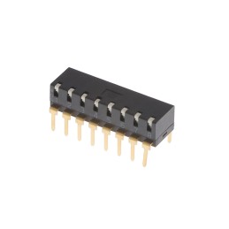 1 pcs : A6TR-8101 - SWITCH PIANO DIP SPST 0.025A 24V
