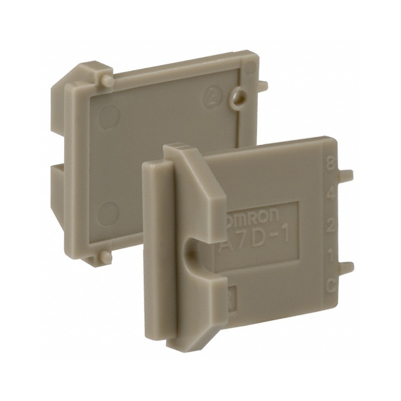 1 pcs : A7D-1M - END CAP GRAY BACK MNT 2PCS