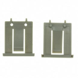 1 pcs : A7D-2M - END CAP GRAY FRNT MNT 2PC