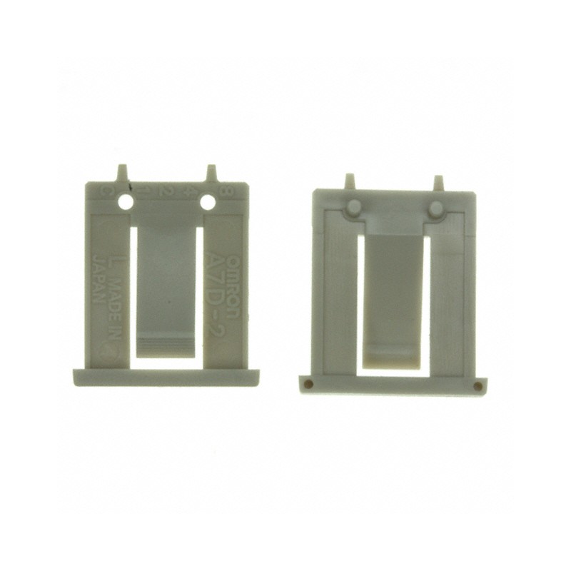 1 pcs : A7D-2M - END CAP GRAY FRNT MNT 2PC