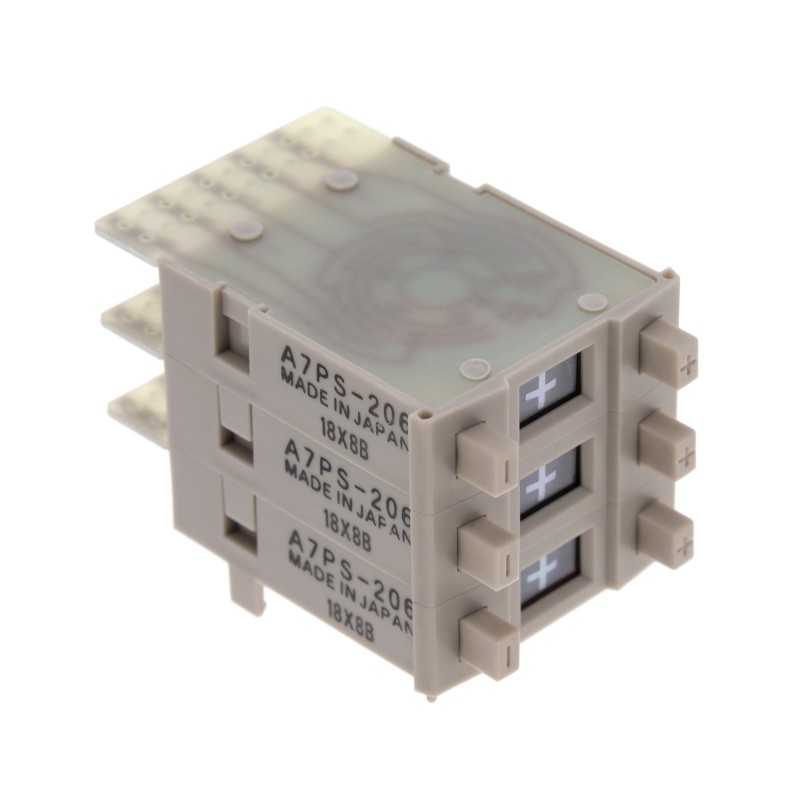 1 pcs : A7PS-206-PM - SWITCH THUMB SPDT 0.1A 50V