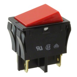 1 pcs : A8A-202-1 - SWITCH ROCKER DPST 16A 125V