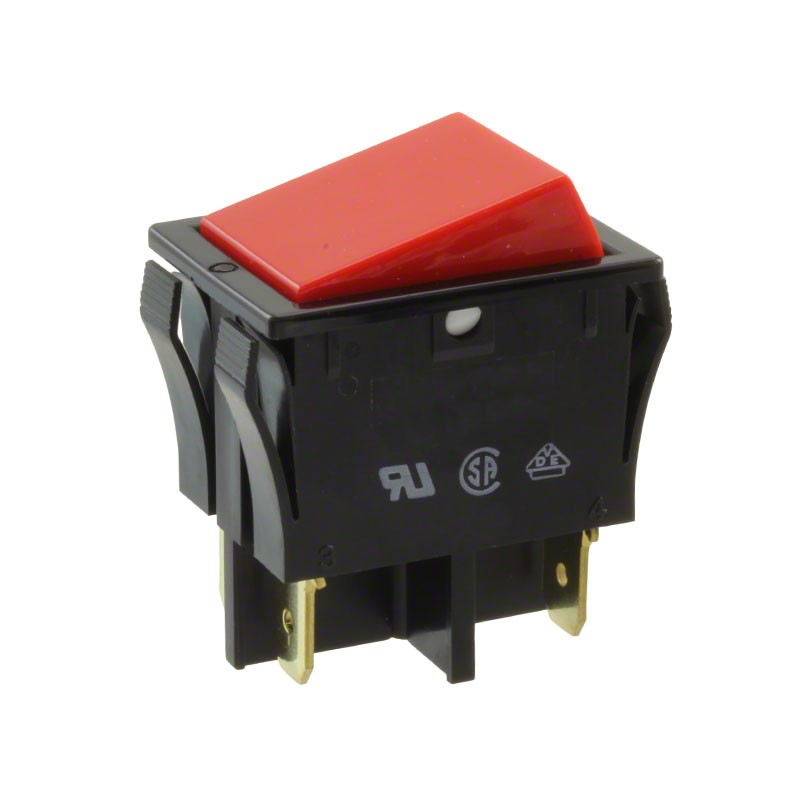 1 pcs : A8A-202-1 - SWITCH ROCKER DPST 16A 125V