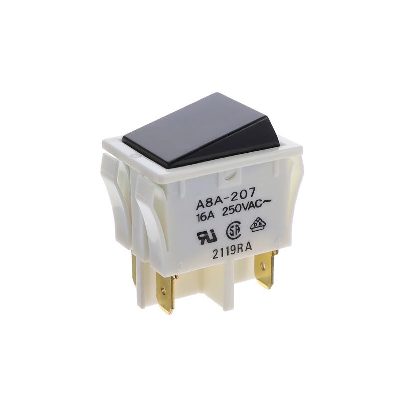 1 pcs : A8A-207 - SWITCH ROCKER DPST 16A 125V