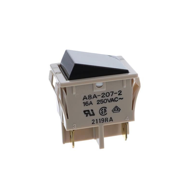 1 pcs : A8A-207-2 - SWITCH ROCKER DPST 16A 125V