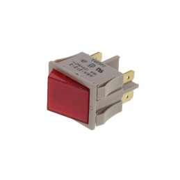 1 pcs : A8A-212-2 - SWITCH ROCKER DPST 16A 125V