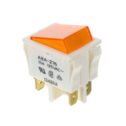 1 pcs : A8A-216 - SWITCH ROCKER DPST 16A 125V