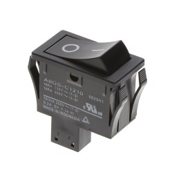 1 pcs : A8GS-C1210 - SWITCH ROCKER DPST 16A 125V