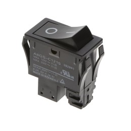 1 pcs : A8GS-C1215 - SWITCH ROCKER DPST 16A 125V