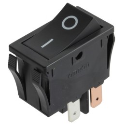 1 pcs : A8GS-C1280 - SWITCH ROCKER DPST 16A 125V